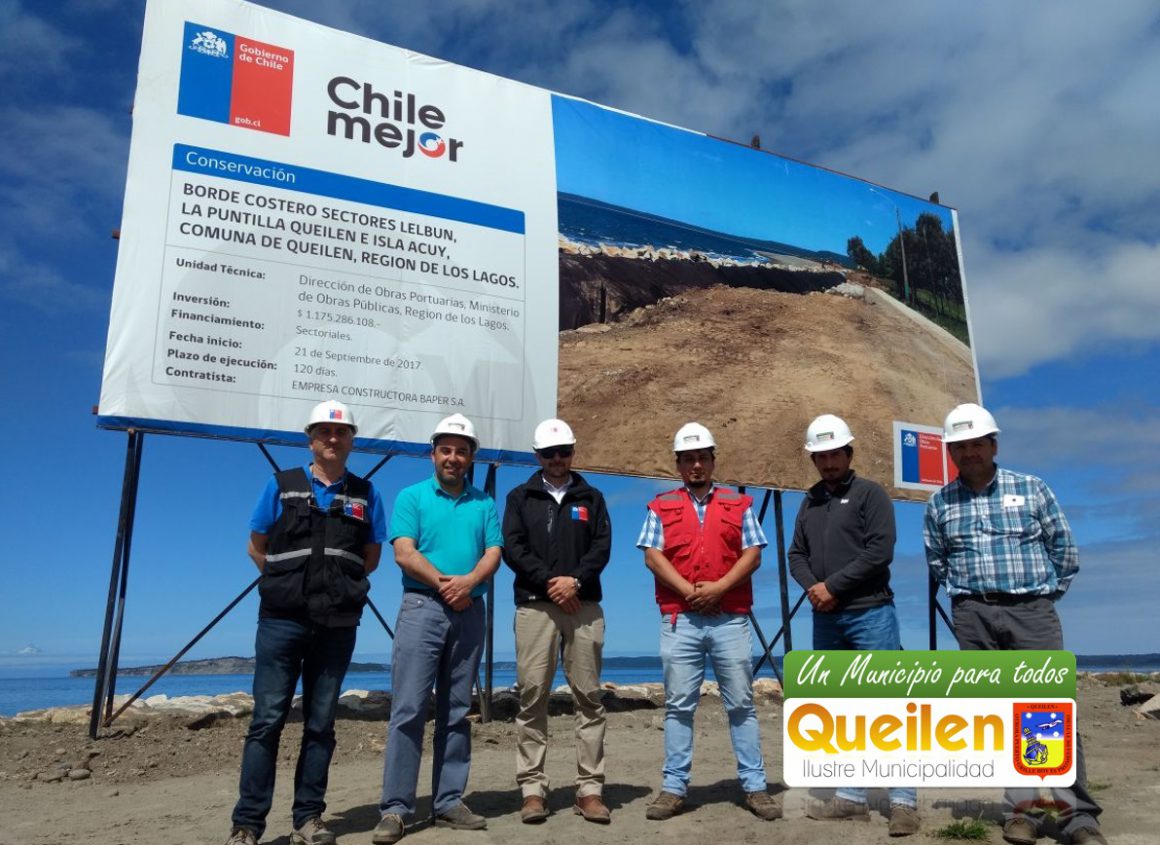 Queilen ya tiene lista la reposición de su nuevo borde costero