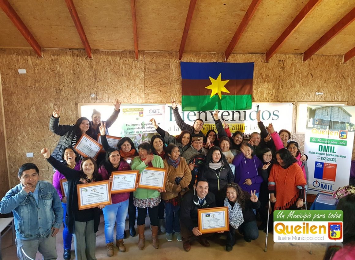 Municipalidad de Queilen capacitó en repostería a mujeres de la comunidad Cavi Huilliche Paillin de Lelbun.