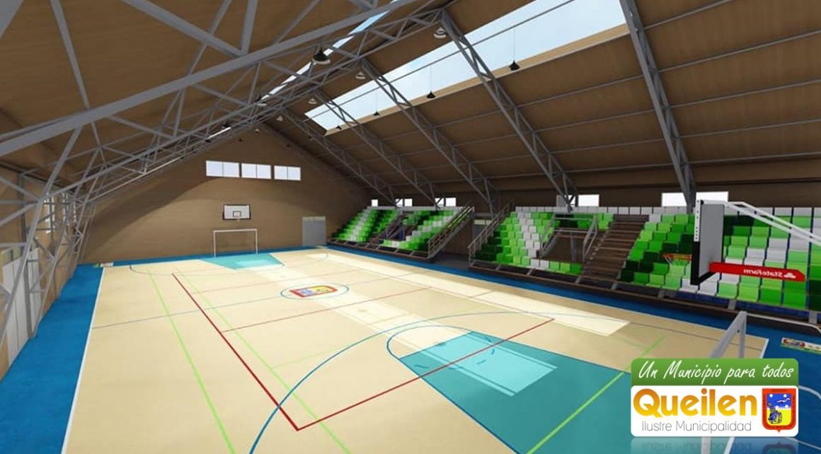 361 millones de pesos costará el nuevo gimnasio de Queilen