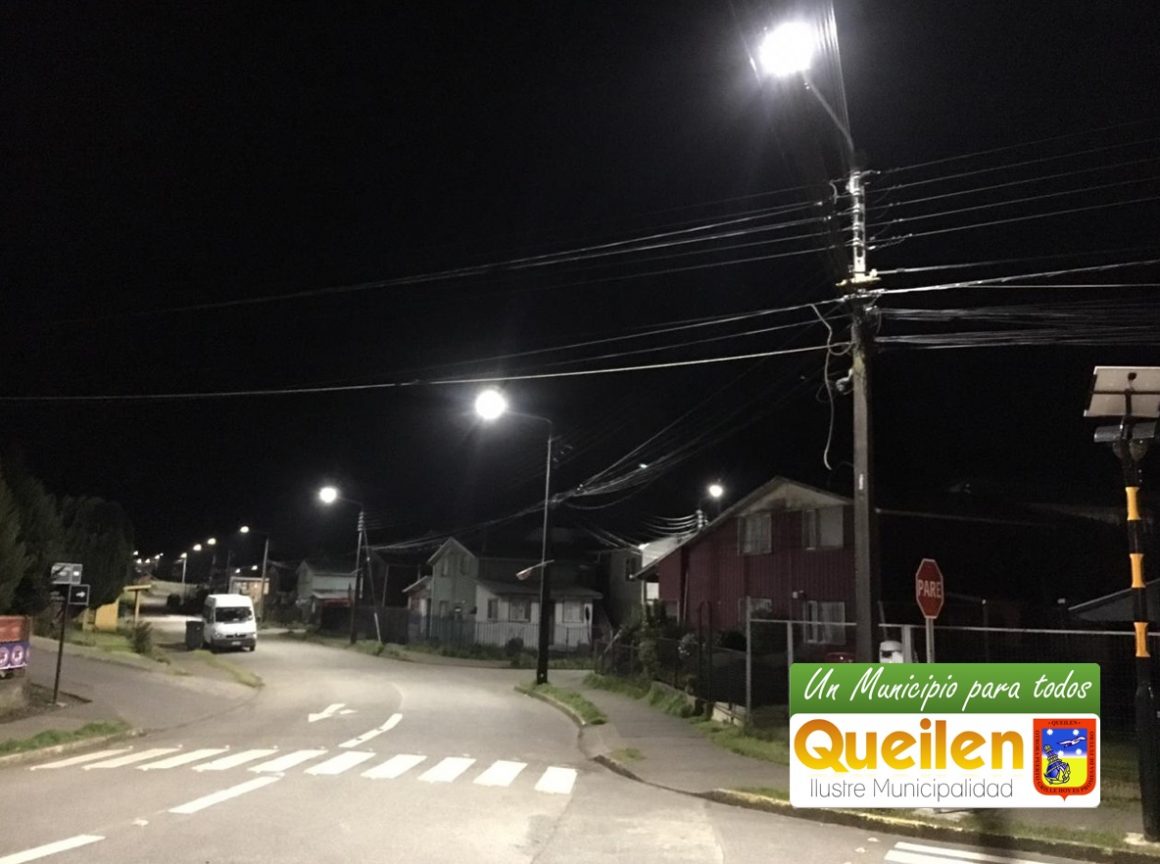 Con modernas luminarias led contarán zonas rurales de Queilen