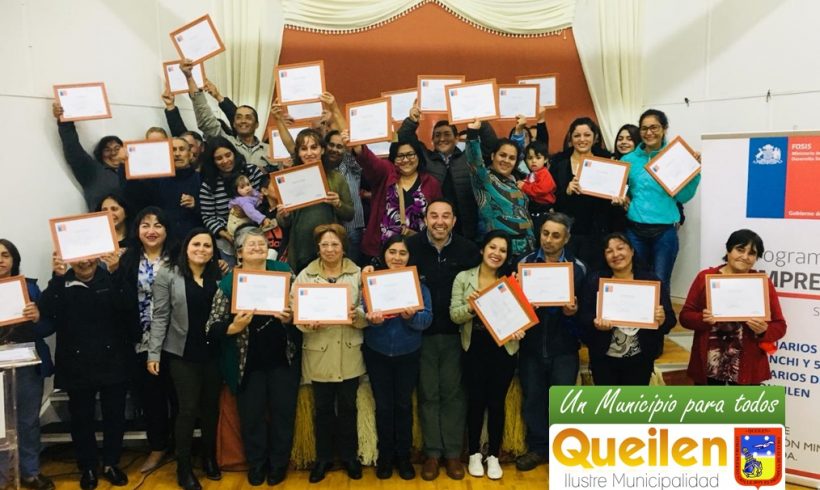 50 FAMILIAS QUEILINAS FAVORECIDAS CON PROYECTOS DE EMPRENDIMIENTO 50 FAMILIAS QUEILINAS FAVORECIDAS CON PROYECTOS DE EMPRENDIMIENTO
