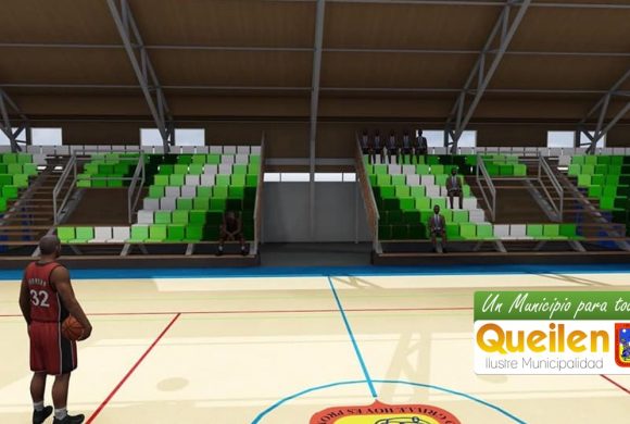MAS DE 320  MILLONES DE PESOS  DEJARAN NUEVO AL  GIMNASIO MUNICIPAL DE  QUEILEN