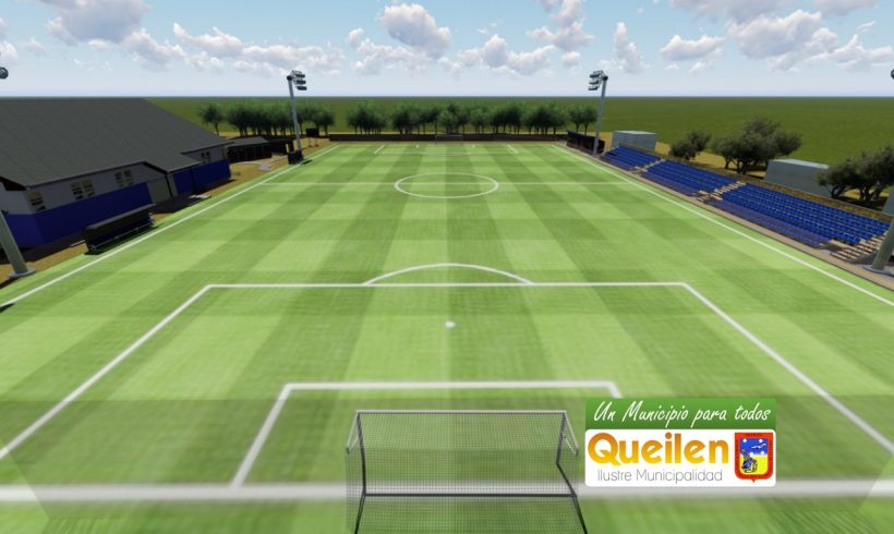 MÁS DE MIL MILLONES DE PESOS COSTARÁ EL NUEVO ESTADIO DE QUEILEN MÁS DE MIL MILLONES DE PESOS COSTARÁ EL NUEVO ESTADIO DE QUEILEN
