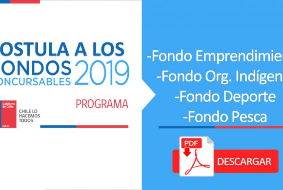 DESCARGA LAS BASES DE LOS FONDOS 2019