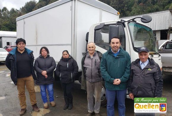 PESCADORES ARTESANALES DE QUEILEN CUENTAN CON NUEVO CAMIÓN FRIGORÍFICO