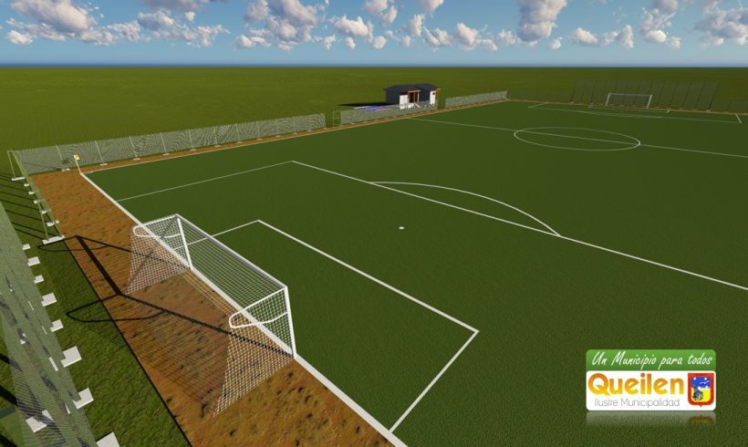 MUNICIPALIDAD DE QUEILEN CONSTRUIRÁ DOS NUEVAS Y MODERNAS CANCHAS DEPORTIVAS POR CASI 190 MILLONES DE PESOS MUNICIPALIDAD DE QUEILEN CONSTRUIRÁ DOS NUEVAS Y MODERNAS CANCHAS DEPORTIVAS POR CASI 190 MILLONES DE PESOS