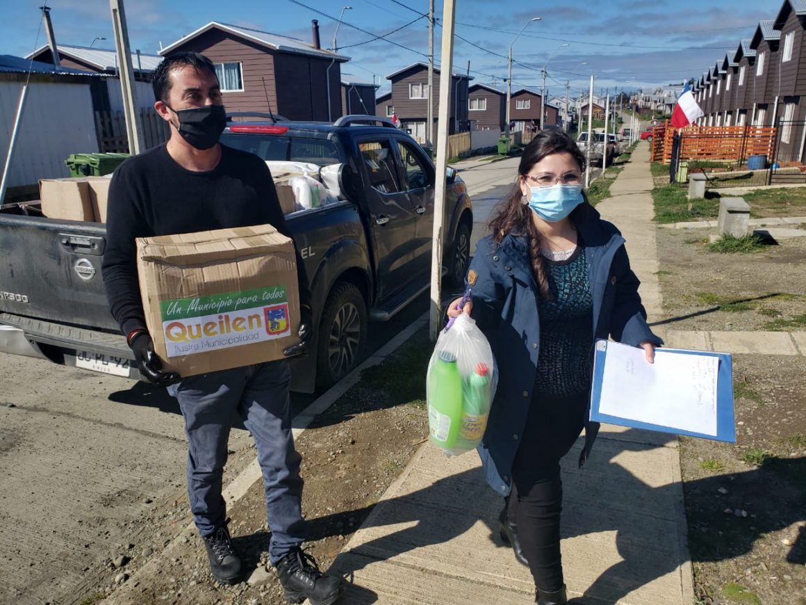 MUNICIPALIDAD DE QUEILEN APORTA 650 CANASTAS FAMILIARES PARA LA POBLACIÓN URBANA