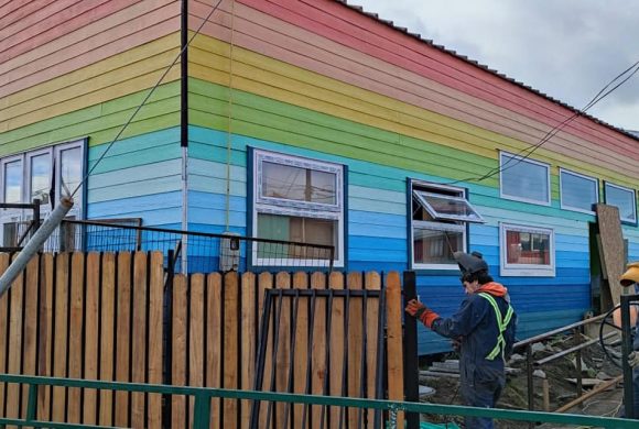 90% de avance tiene la remodelación del jardín Infantil “Los Bajitos” de Queilen